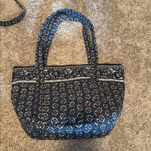 Vintage 1997 Vera Bradley Indigo Blue Tote Bag